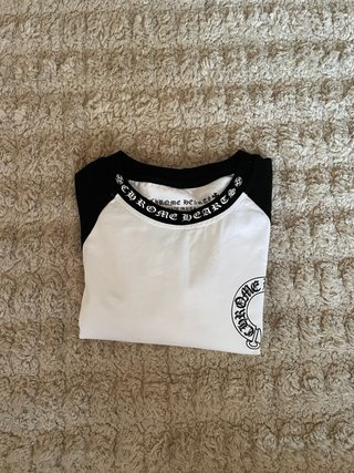 Camiseta Manga Larga Chrome Hearts Blanca y Negra