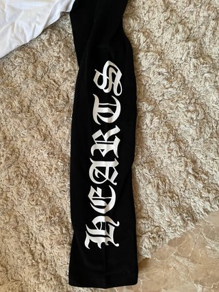 Camiseta Manga Larga Chrome Hearts Blanca y Negra