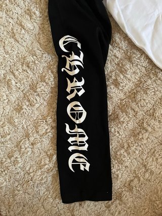 Camiseta Manga Larga Chrome Hearts Blanca y Negra