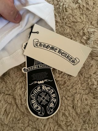 Camiseta Manga Larga Chrome Hearts Blanca y Negra