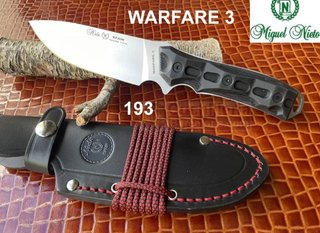 Cuchillo Warfare 3 Miguel Nieto