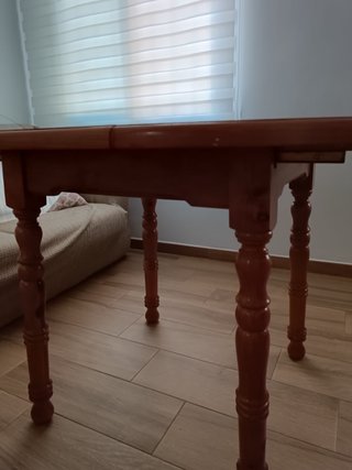Mesa de comedor extensible madera