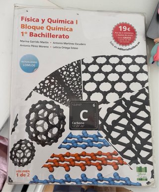 Libros de Física y Química de 1° Bachillerato