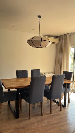Tavolo da Pranzo Pilma in Legno e Metallo