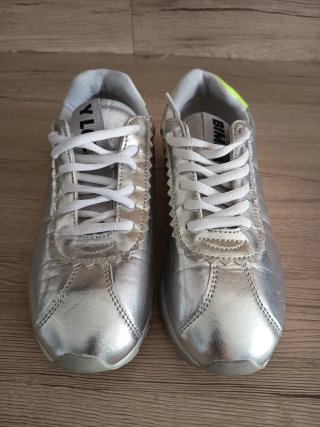 Deportivas plateadas