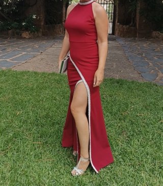 Vestido rojo elegante