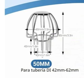 Protector para canalón de metal
