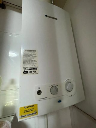Calentador Junkers Gas Blanco