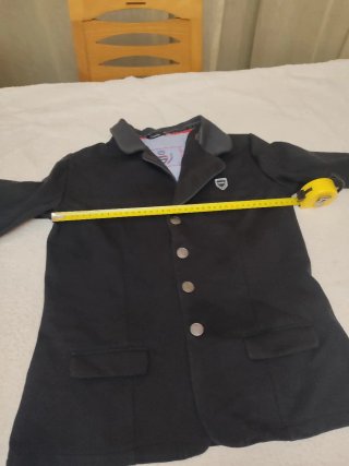 Chaqueta equitación niña negra, Talla