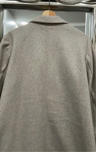 Abrigo paño beige talla M
