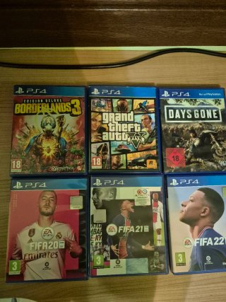 Lote 6 Juegos PS4