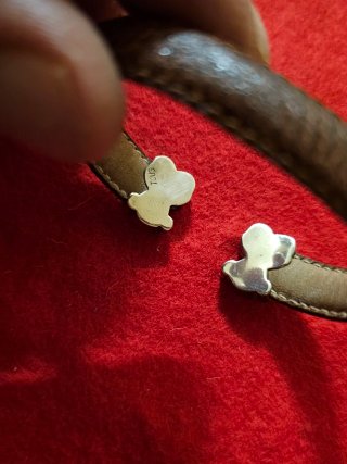 Pulsera Tous Oso Plata 925 y Cuero Marrón
