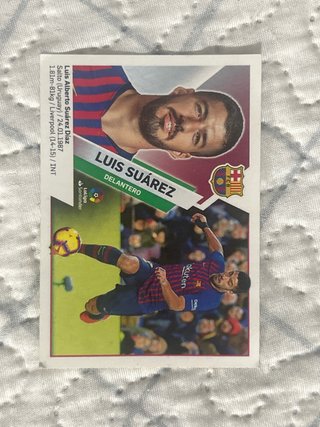 Carta de Luis Suárez - Panini LaLiga Santander