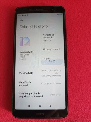 Xiaomi Redmi 7A Negro/Rojo