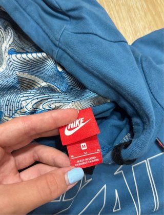 Camiseta Nike Air manga corta azul