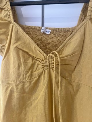 Vestido Springfield Mostaza