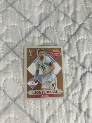 Carta Panini Extra Sticker Leo Messi Legend