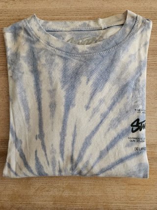 Camiseta Tie-Dye Pull&Bear Azul y Blanca