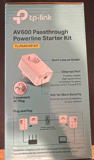 Kit PLC TP-Link AV600 Passthrough