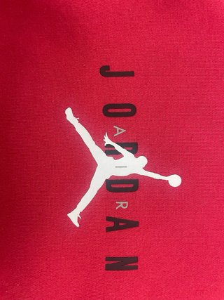 Sudadera Jordan Talla L Degradado Rojo/Negro
