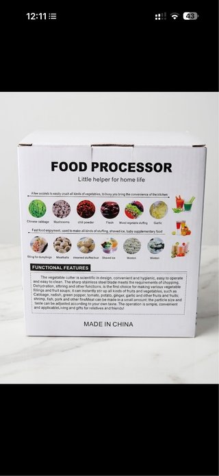 Procesador de Alimentos Manual