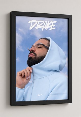 Cuadro Decorativo Drake Azul