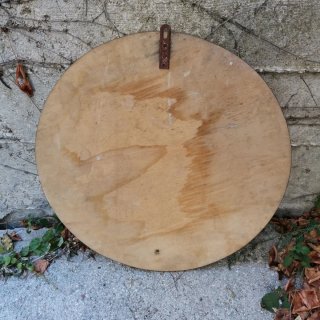 Specchio bisallato tondo 56 cm anni 50 60