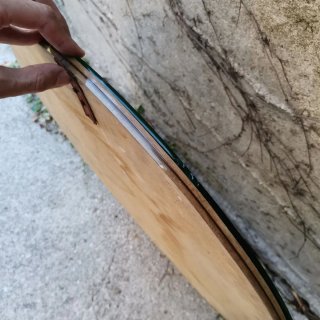 Specchio bisallato tondo 56 cm anni 50 60