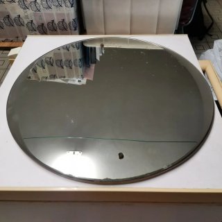 Specchio bisallato tondo 56 cm anni 50 60