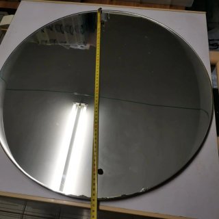 Specchio bisallato tondo 56 cm anni 50 60