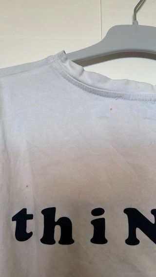 Camiseta Stradivarius Smiley Talla S