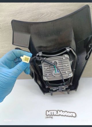 Careta KTM LED Negra Homologada 2017-2020