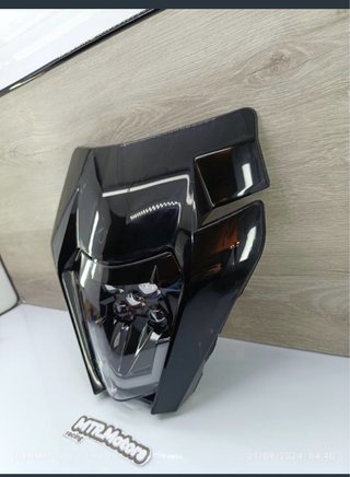Careta KTM LED Negra Homologada 2017-2020