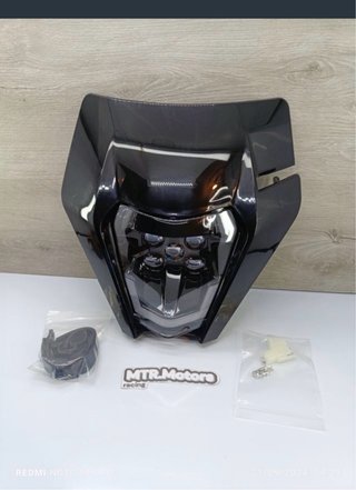 Careta KTM LED Negra Homologada 2017-2020