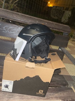 Casco de esquí Salomon negro