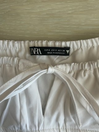 Blusa Zara manga larga escote lazo