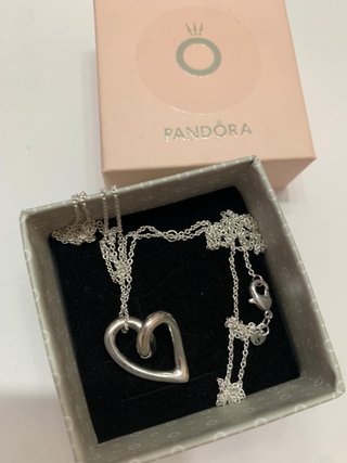 Collar Pandora Corazón Plata