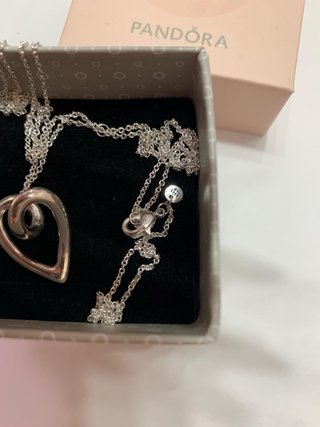 Collar Pandora Corazón Plata