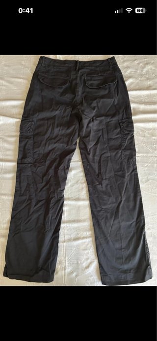 Pantalones cargo mujer Zara azul marino