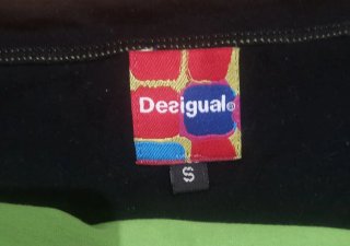 Falda Desigual Verde Estampado Animal
