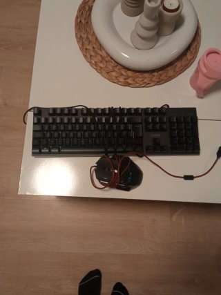 Teclado y Ratón GAME Negro