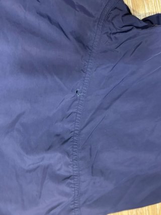Chaqueta Adidas gris y naranja