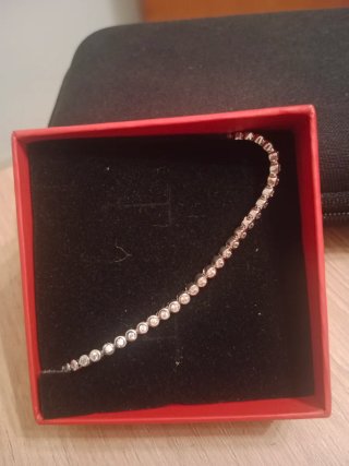 Pulsera de plata con circonitas