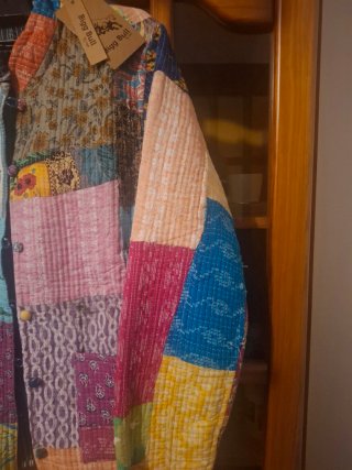 Chaqueta Patchwork Reversible Big Bull Talla M