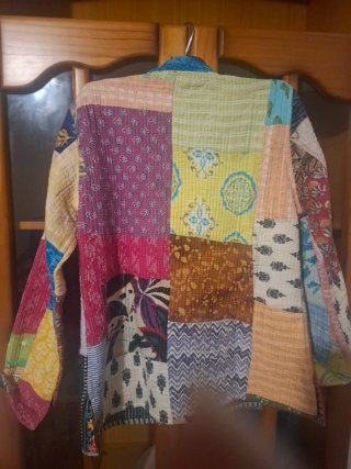 Chaqueta Patchwork Reversible Big Bull Talla M