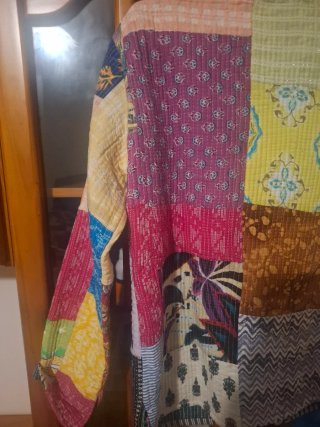 Chaqueta Patchwork Reversible Big Bull Talla M