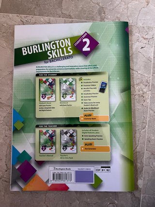 Libro de Segundo Bachillerato. Burlington Skills.