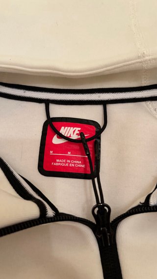Chaqueta Nike Tech Fleece Blanca Talla M
