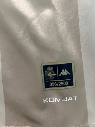 Camiseta Kappa Deportivo La Coruña Beige/Azul