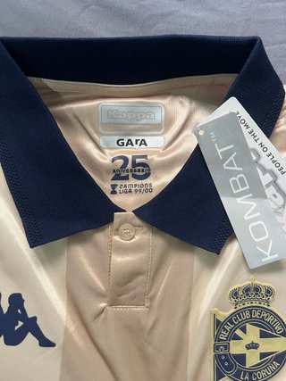 Camiseta Kappa Deportivo La Coruña Beige/Azul